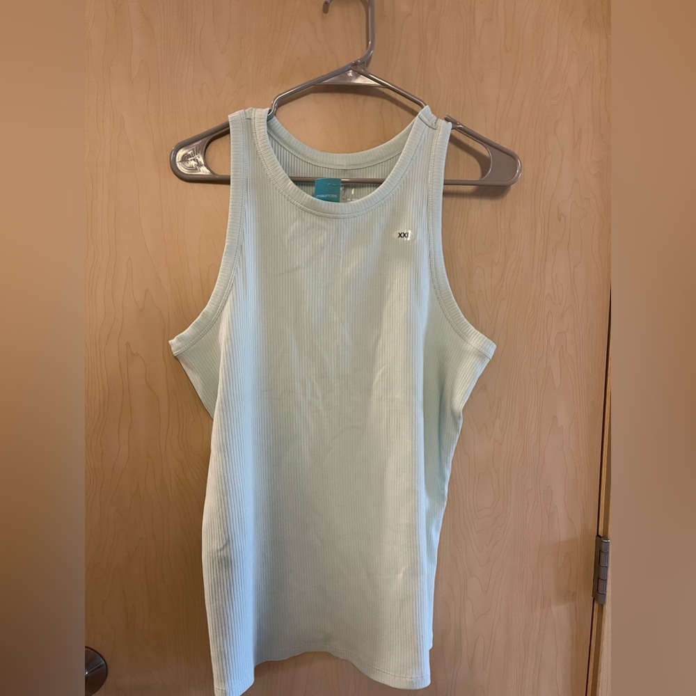 NWT Women’s Maurices Highline Ribbed Fitted Solid Tank Top (Size XXL)